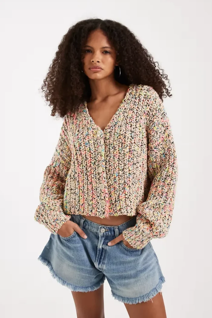 Flea Market Cardi | Neon Sand Combo