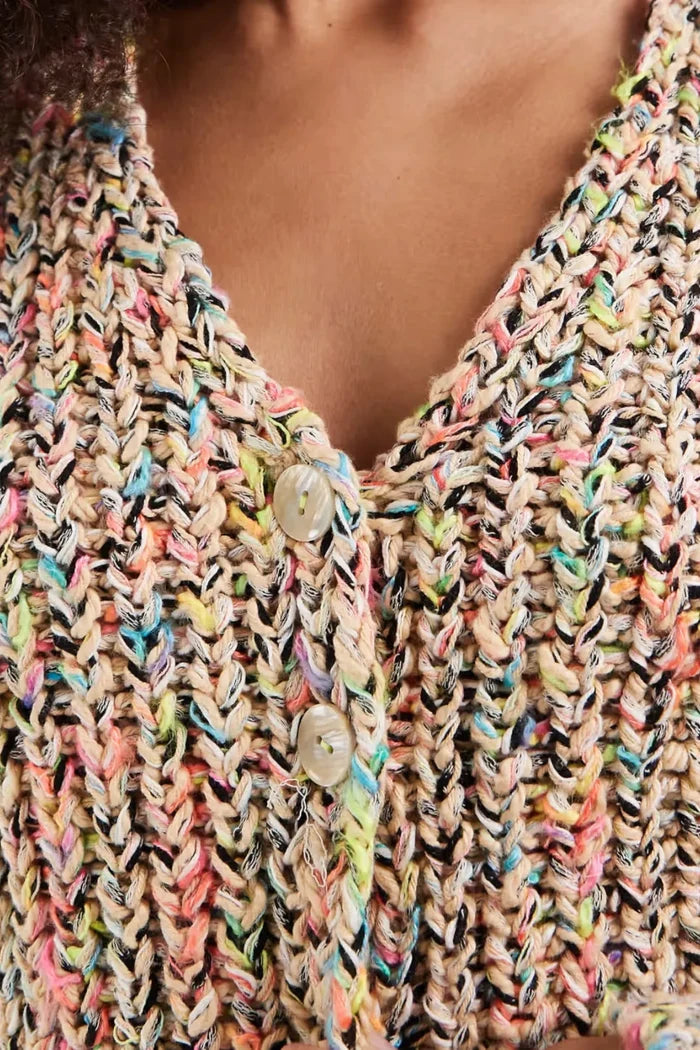 Flea Market Cardi | Neon Sand Combo