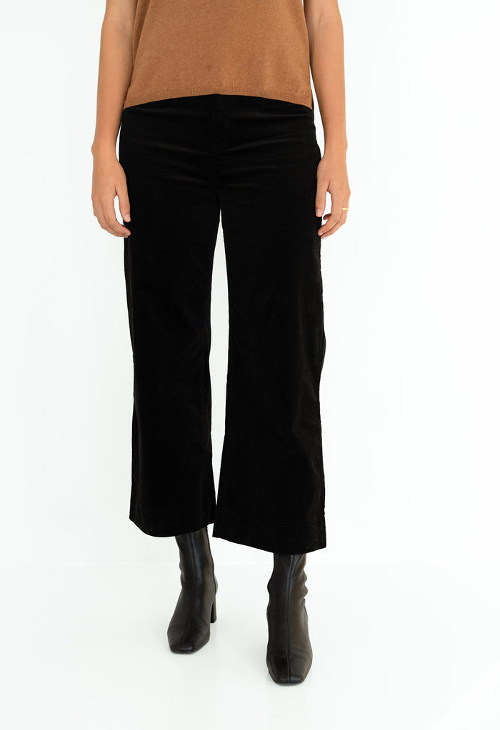 Fleetwood Cord Pant in Black