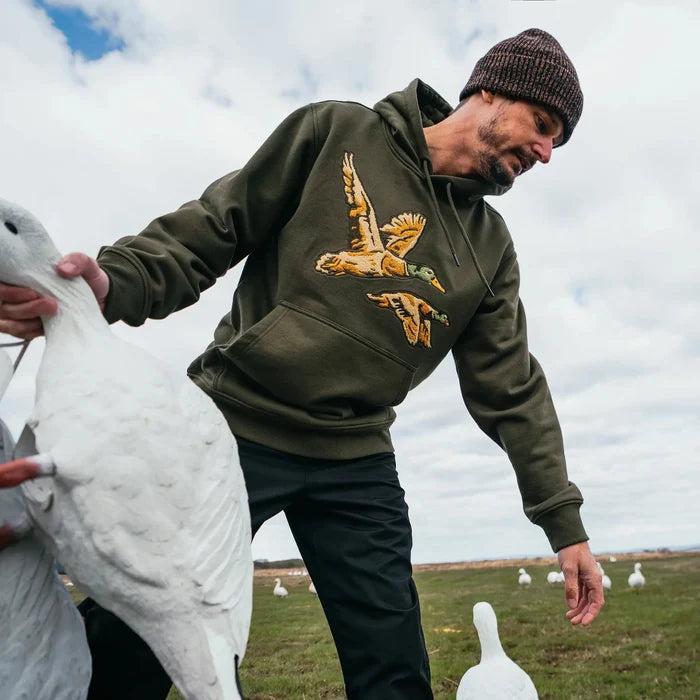 Flying Ducks Pullover Hoodie - Men's