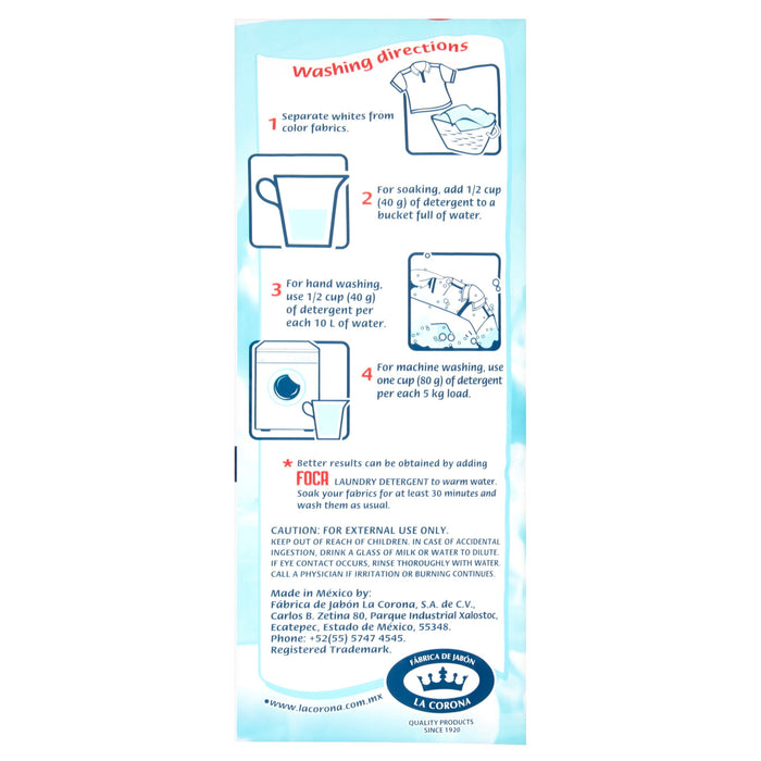 Foca Biodegradable Laundry Detergent, 70.54 Ounce