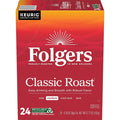 Folgers Classic Roast K-Cup Pods, Medium Roast Coffee, 24 Count