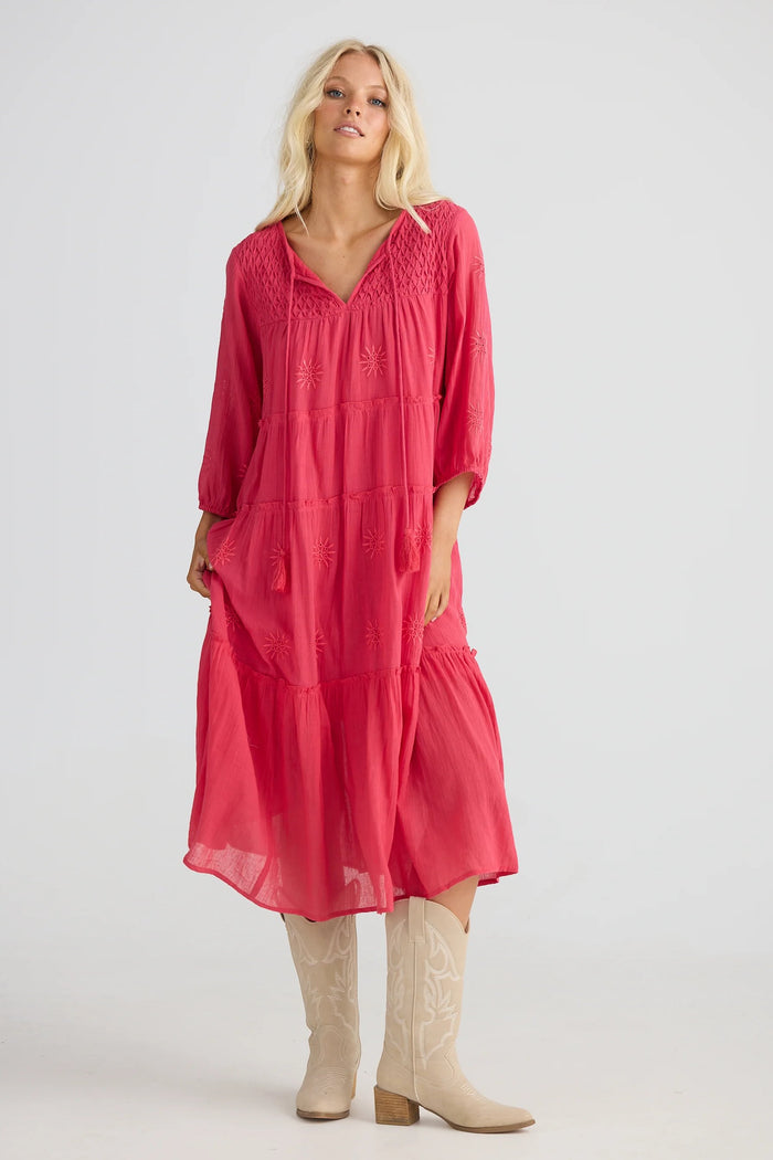 Francie Dress | Raspberry