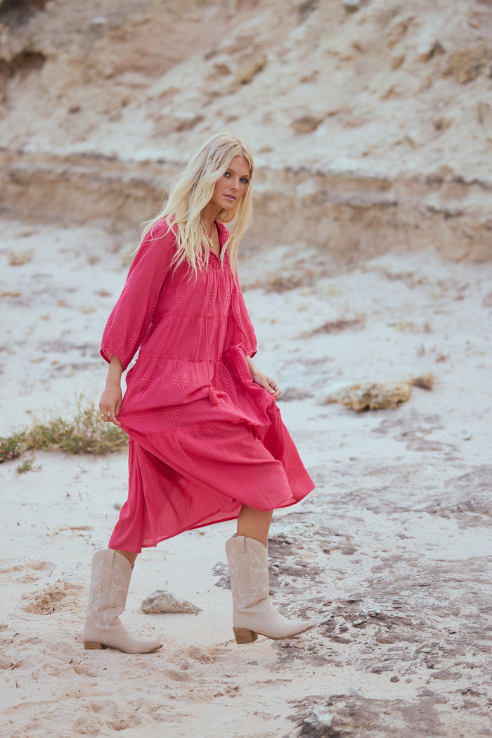 Francie Dress | Raspberry
