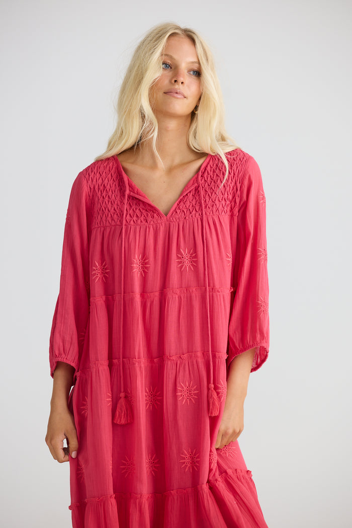 Francie Dress | Raspberry