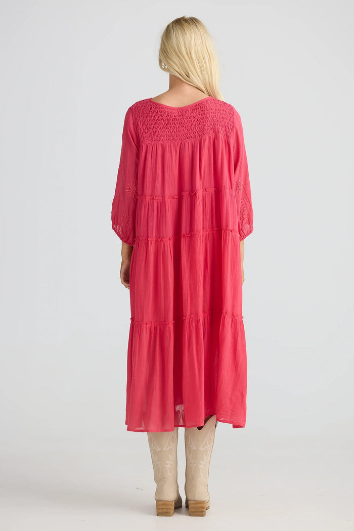 Francie Dress | Raspberry