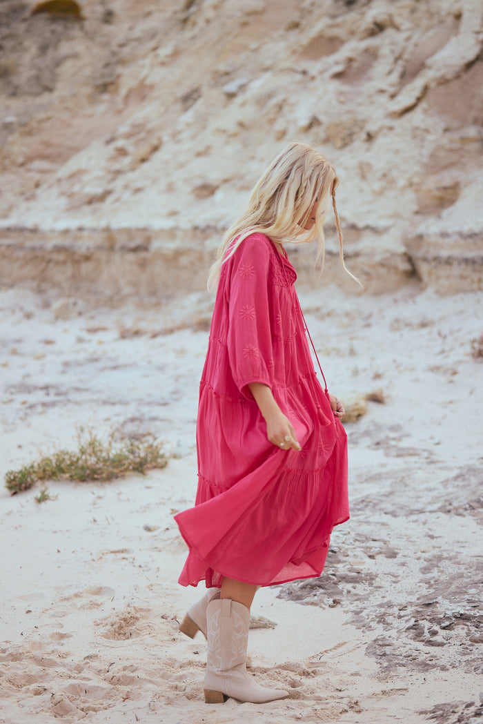 Francie Dress | Raspberry