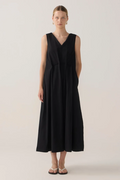 Frankie Dress | Black Spotty Cotton