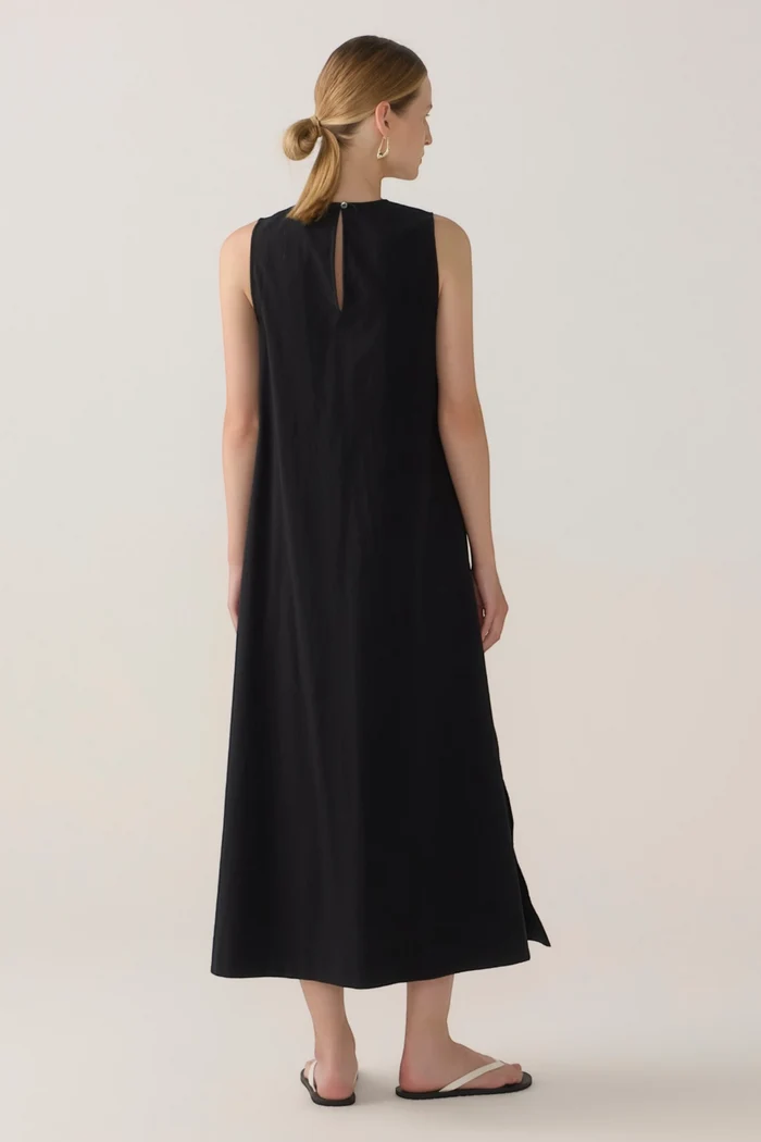 Frankie Dress | Black Spotty Cotton