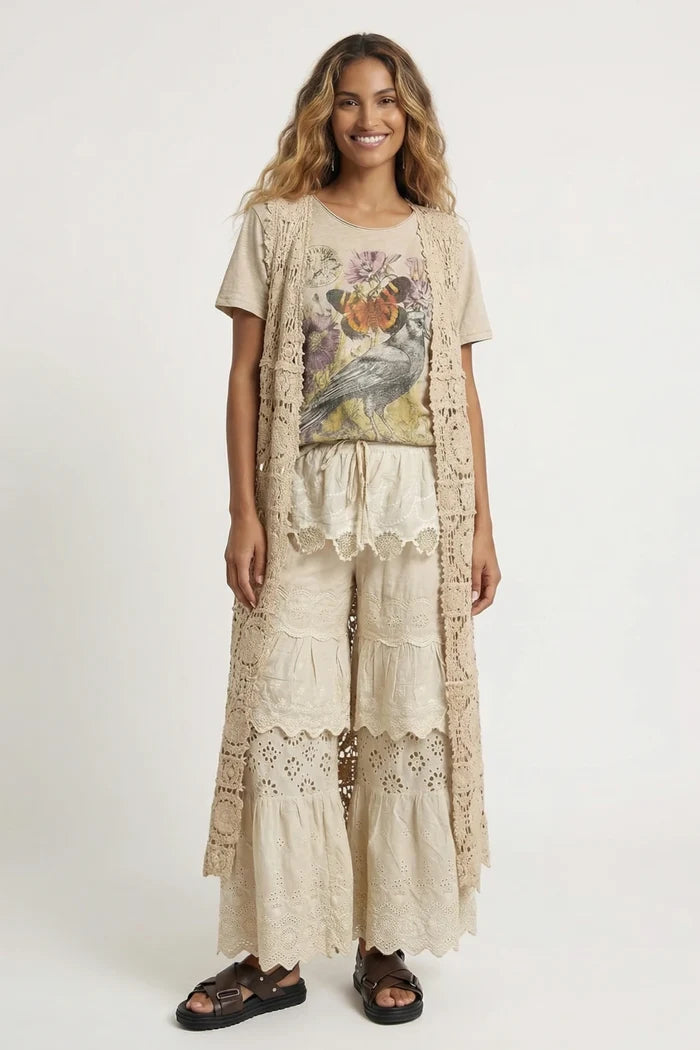 Frill Seeker Pants | Tea Stain