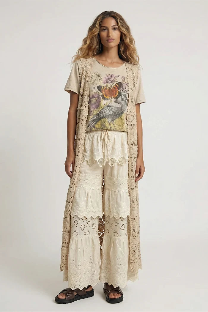 Frill Seeker Pants | Tea Stain