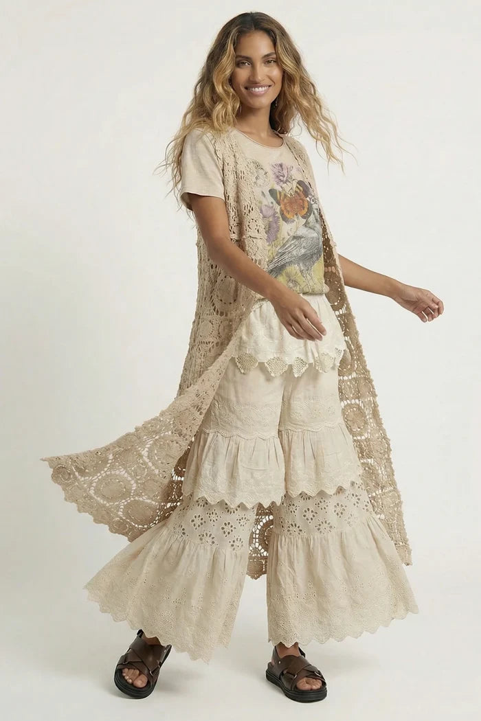 Frill Seeker Pants | Tea Stain
