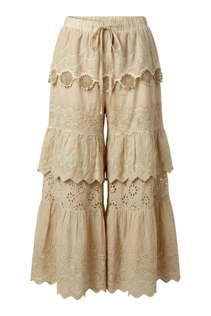 Frill Seeker Pants | Tea Stain