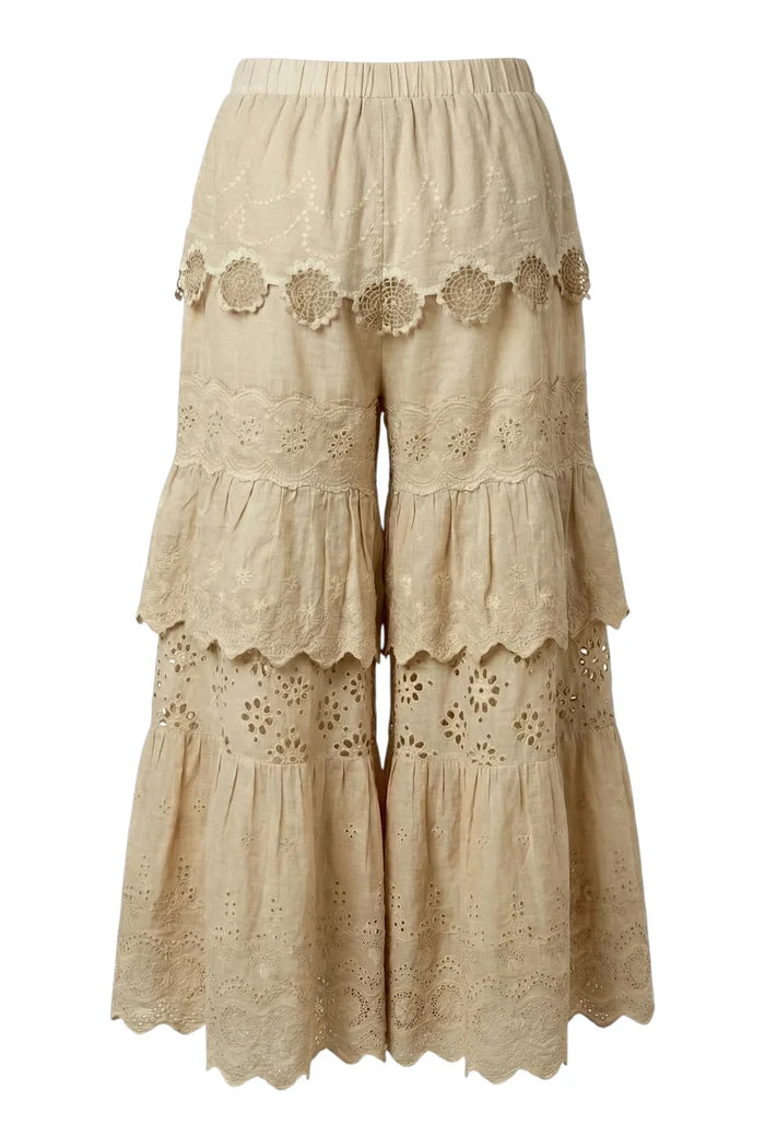 Frill Seeker Pants | Tea Stain