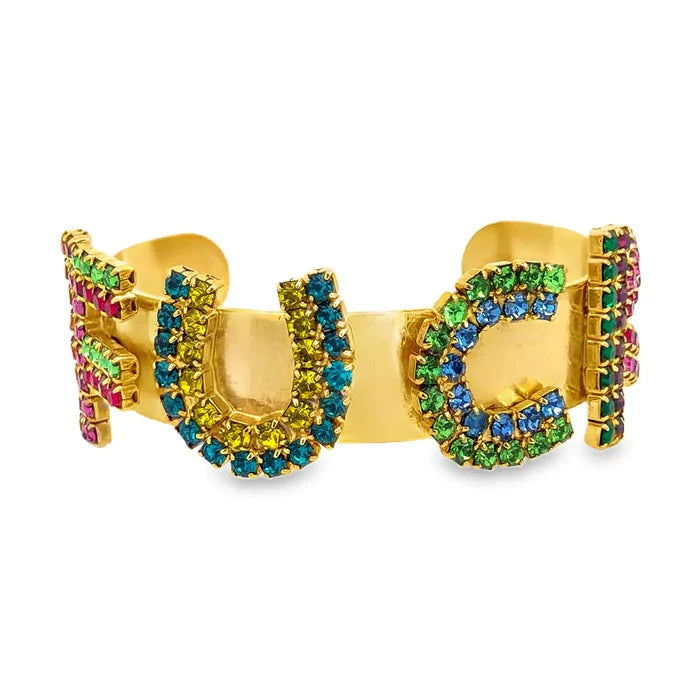FU FU FUCK Necklace | Multicolour