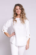 GA202 Split Top in White