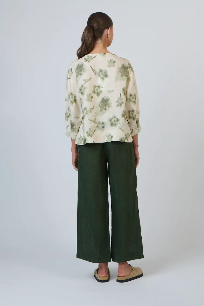 GA398 Linen Pant | Myrtle