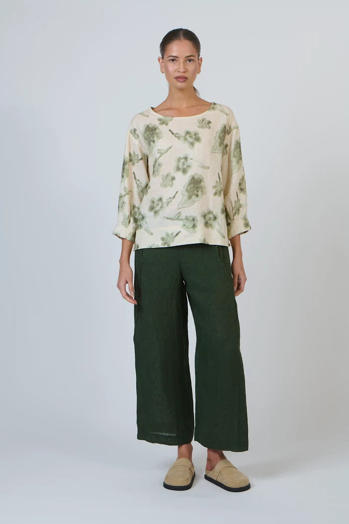 GA398 Linen Pant | Myrtle