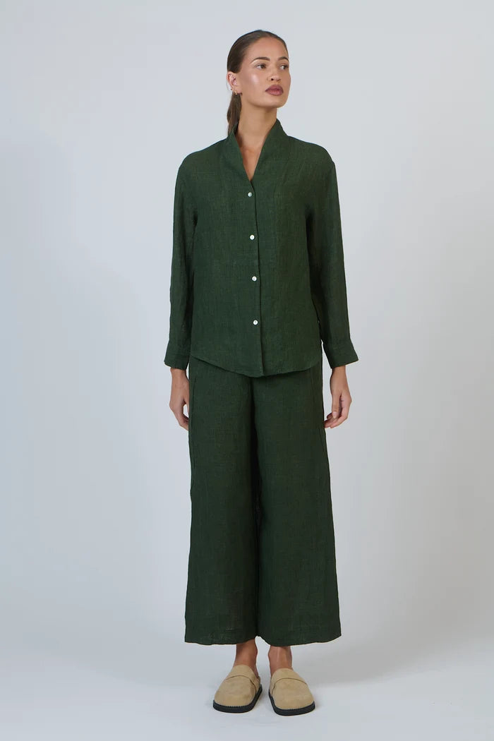 GA398 Linen Pant | Myrtle