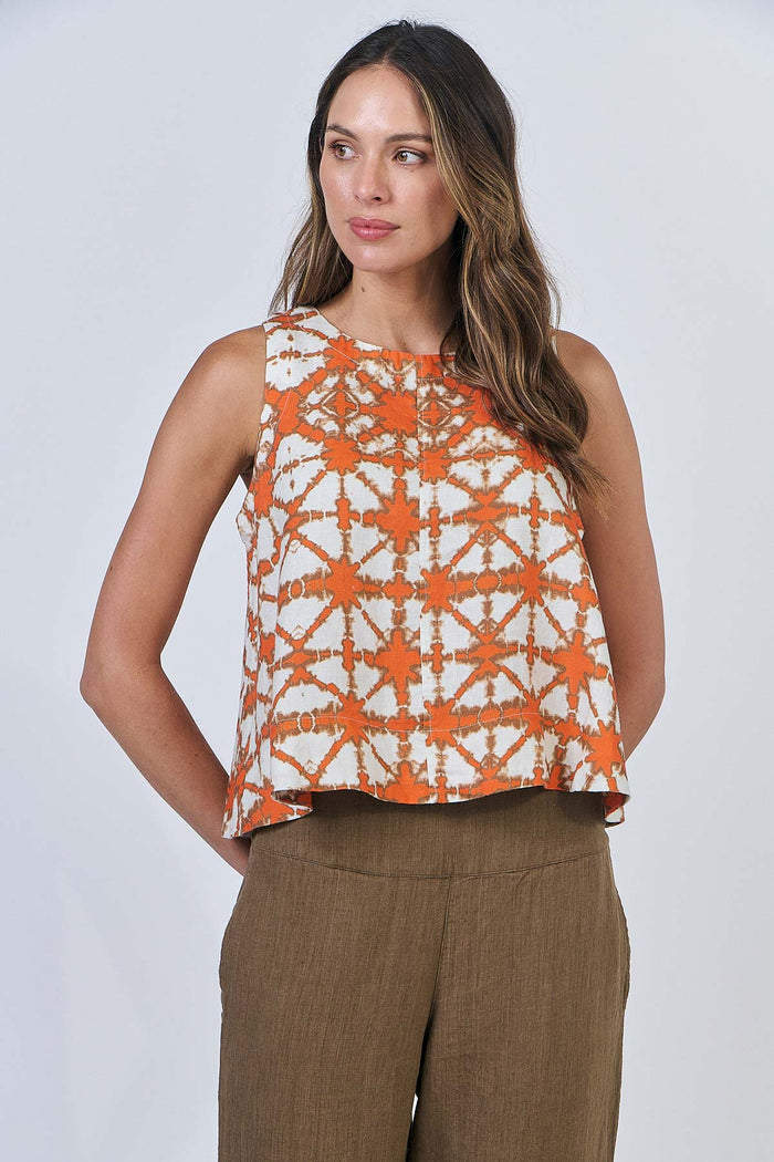 GA561 Linen Tank Top | Urchin