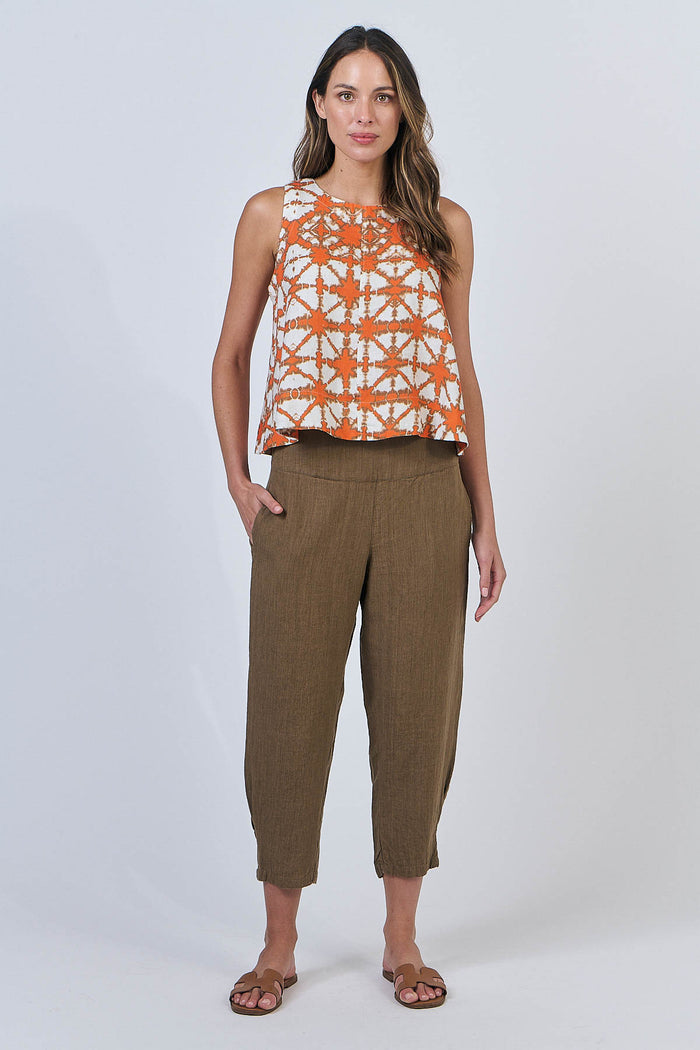 GA561 Linen Tank Top | Urchin