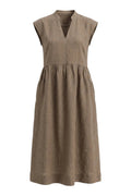 GA606 Drop Waist Midi Dress | Agate