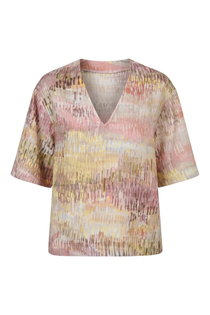 GA683 V Neck Top | Jardin