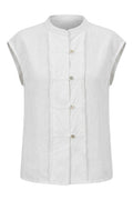 GA688 Linen Top | White