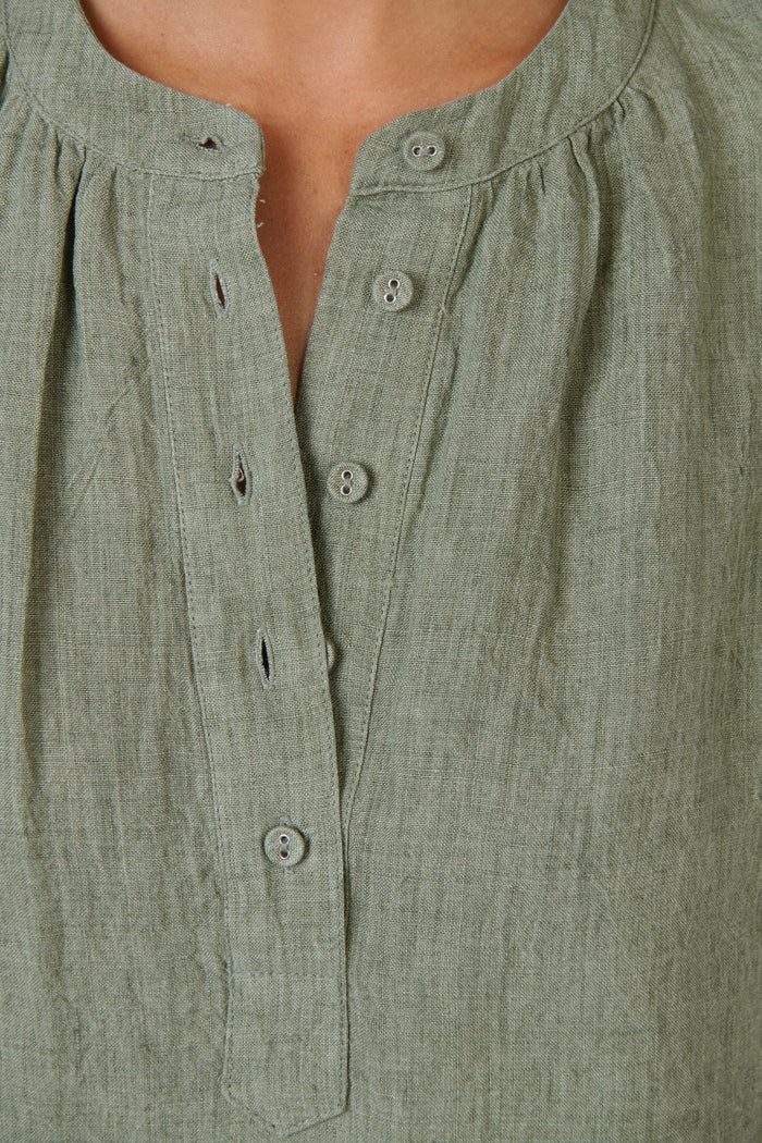 GA689 Linen Blouse | Artechoke