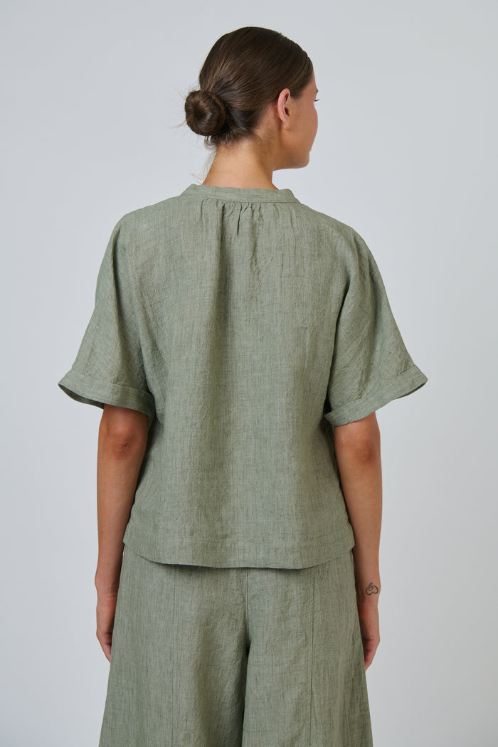 GA689 Linen Blouse | Artechoke