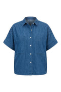 GA723 Boxy Shirt | Chambray