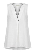 GA733 Linen Top | White