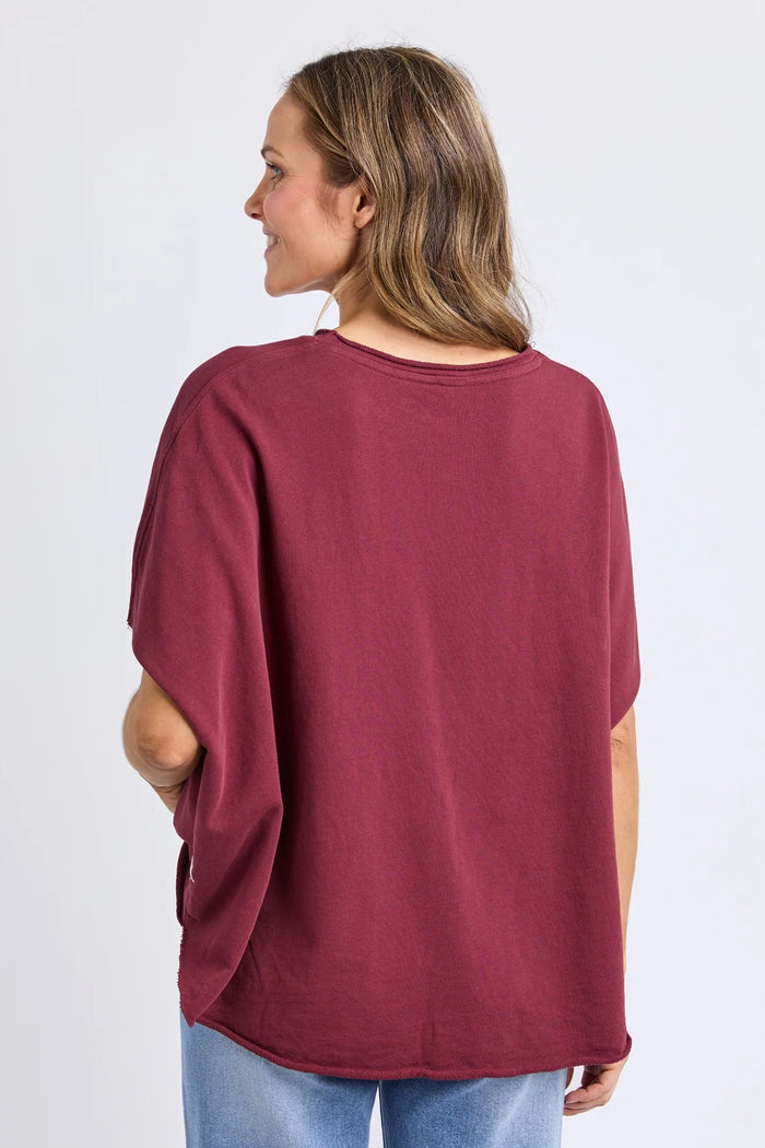 Gab S/S Sweat | Plum