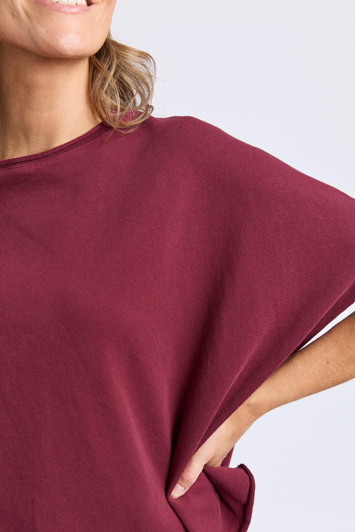 Gab S/S Sweat | Plum