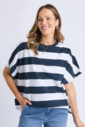 Gab Sweat | Navy/White Stripe