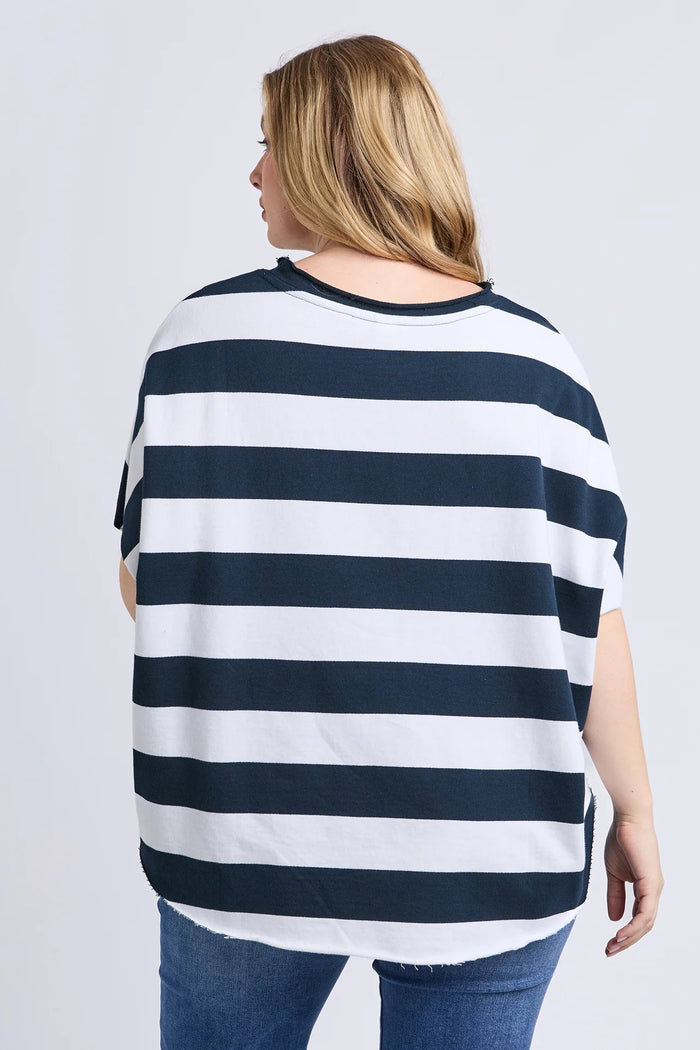 Gab Sweat | Navy/White Stripe