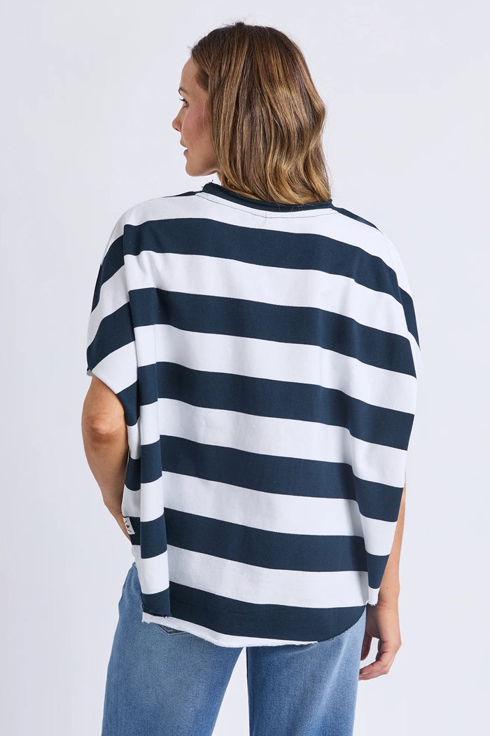 Gab Sweat | Navy/White Stripe