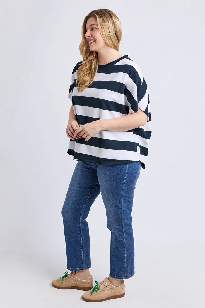 Gab Sweat | Navy/White Stripe