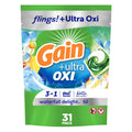 Gain Flings Ultra Oxi Laundry Detergent Pacs 31 Ct Waterfall Delight