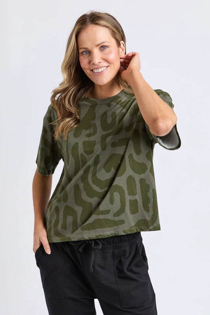 Gala Tee | Clover Yardage Print