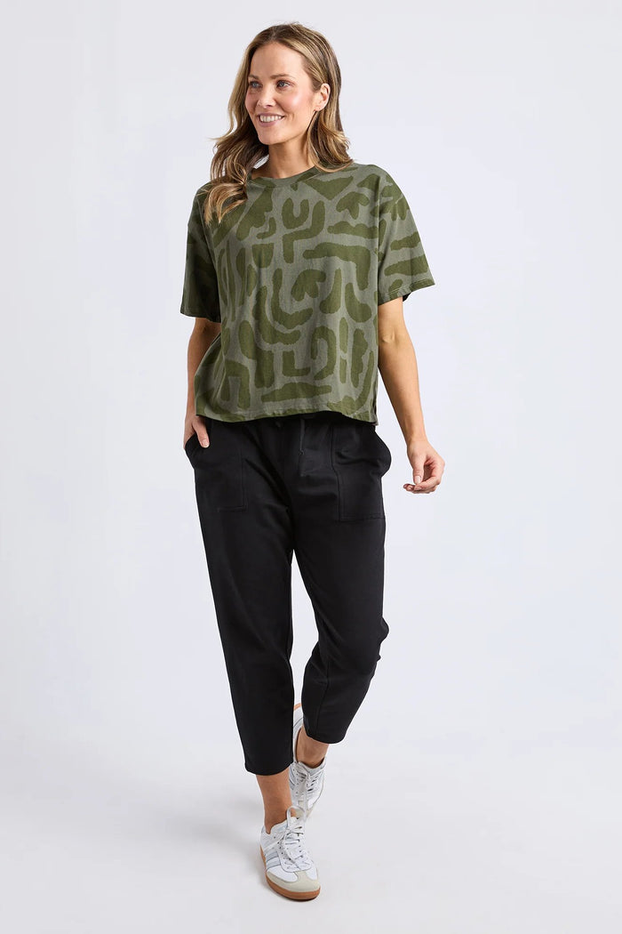 Gala Tee | Clover Yardage Print