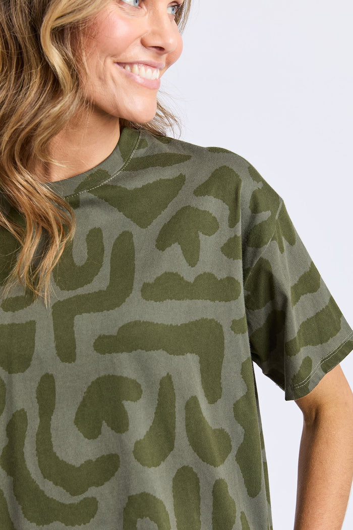 Gala Tee | Clover Yardage Print