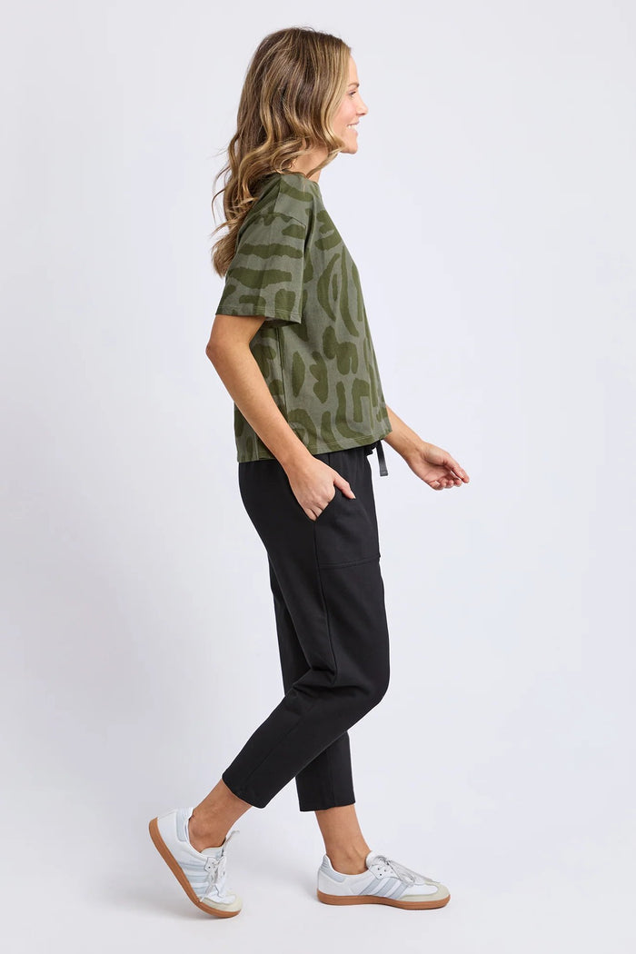 Gala Tee | Clover Yardage Print