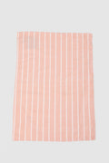 Galley Stripe Tea Towel | Coral