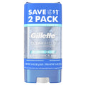 Gillette Antiperspirant Deodorant for Men, Clear Gel, Arctic Ice, Twin Pack, 3.8 oz