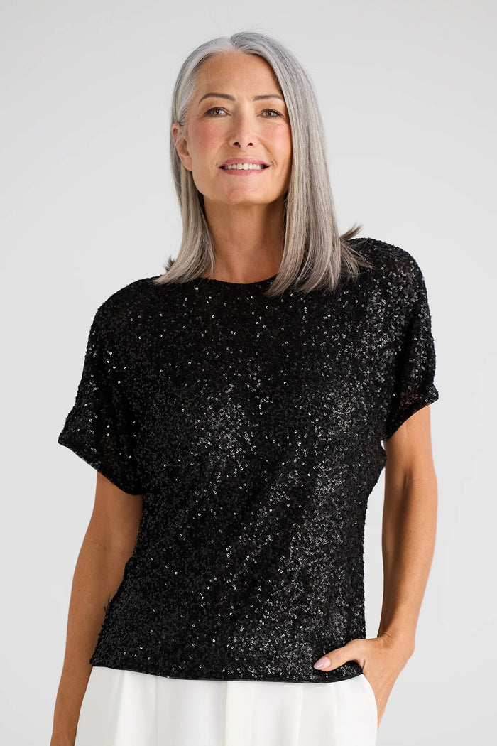 Glimmer Top | Black