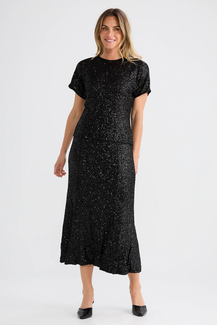 Glimmer Top | Black