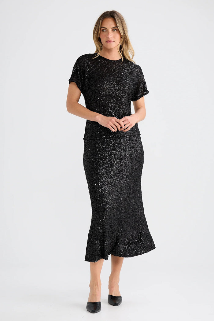 Glimmer Top | Black