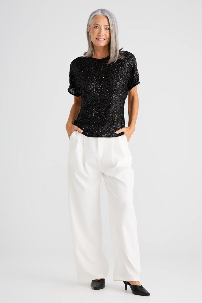 Glimmer Top | Black