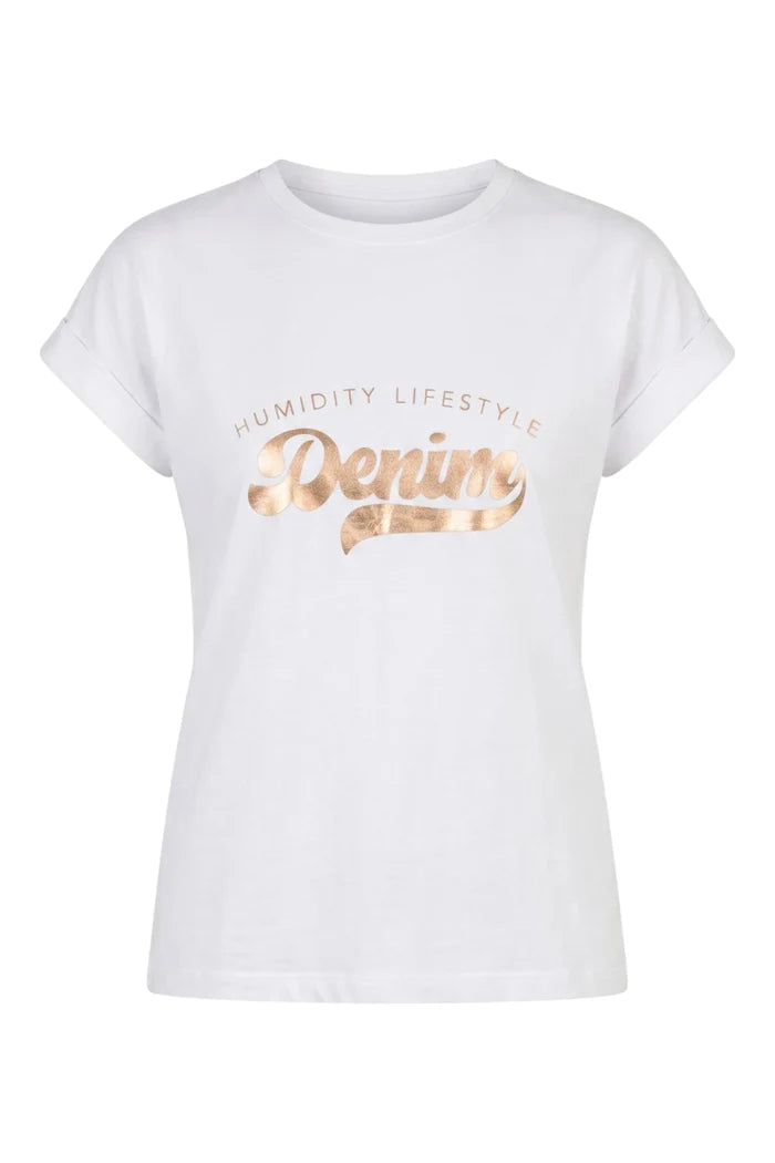 Glitter Tee | Rose Gold